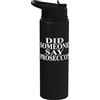 Cool Prosecco Humor Quote Merch Prosecco Apparel | Fantastico design divertente del vino Stainless Steel Insulated Water Bottle