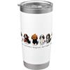 Funny ESS Dog Pet Owner Halloween Gifts Grafica di Halloween con cane spettrale amante spaniel inglese Springer Spaniel Bicchiere termico in acciaio inox doppia parete