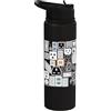 Geeky Chic Costumes Electrical Outlet Plug and Socket Couples Halloween Costume Stainless Steel Insulated Water Bottle