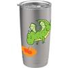 dragon mythical creature fire fairy tale Drago sputa Fiaba Fiaba Creatura Fiaba Bicchiere termico in acciaio inox doppia parete