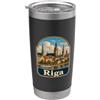 Negozio di souvenir di Riga Lettonia Lettonia Riga Bicchiere termico in acciaio inox doppia parete