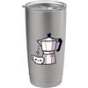 Kawaiicore Carino Caffè Italiano Moka Kawaii Cottagecore Estetica Bicchiere termico in acciaio inox doppia parete