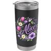 Alice Name Alice Fiore Bicchiere termico in acciaio inox doppia parete