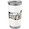 KStudio VX1000 Iconic Skateboard Videocamera Bicchiere termico in acciaio inox doppia parete