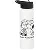 Peanuts Almeno il mio cane mi ama Stainless Steel Insulated Water Bottle