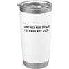 Funny Guitar Player & Collector Humor I Don't Need More Guitars I Need Wall Space Chitarrista divertente Bicchiere termico in acciaio inox doppia parete