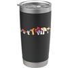 Raccoglitori di funghi accessori regali Funghi coltivatore Raccoglitori di funghi Mushrooms Funghi Bicchiere termico in acciaio inox doppia parete