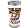 Spooky Summer Graphics Co. Dead Man's Cookout Divertente Zombie Grill Beach Chef Halloween Bicchiere termico in acciaio inox doppia parete