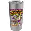 Spooky Summer Graphics Co. Dead Man's Cookout Divertente Zombie Grill Beach Chef Halloween Bicchiere termico in acciaio inox doppia parete