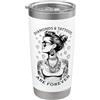 Grandio Design Tattooed Inked Tattoo Art Diamanti E Tatuaggi Sono Per Sempre Divertente Donna Tatuata Inchiostrata Bicchiere termico in acciaio inox doppia parete
