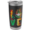 Lhasa Aps Dog Paw Sunflower Puppy Leopar Love Lhasa Apso Dog Sunflower Tie Dye Funny Puppy Lover Bicchiere termico in acciaio inox doppia parete