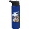 Peanut Lovers Cartoon Happy Peanuts I Love Peanuts Carino Felice Peanuts Divertimento Stainless Steel Insulated Water Bottle