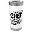 Fraxoweb Sono uno chef Qual è il tuo superpotere Cucina divertente Bicchiere termico in acciaio inox doppia parete