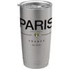 Paris France vacation to Paris Parisian Parigi Francia Vacanze a Parigi Regalo Parig Bicchiere termico in acciaio inox doppia parete