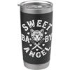 Funny Women's Sayings & Funny Ladies Des Sweet Baby Angel - Divertente gattino con scritta in lingua inglese Girls Bicchiere termico in acciaio inox doppia parete