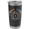 Atom STEAM Awesome Vintage Designs STEAM Squad Atom - Science Tech Engineering Arte & Matematica Amante Bicchiere termico in acciaio inox doppia parete