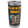 JM Dad Jokes Funny Garage Birra Frigorifero Humor - Dad Joke Graphic Tee Bicchiere termico in acciaio inox doppia parete