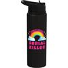 Retro Serial Killer Shirts Il serial killer più bello del mondo | Sarcastic Retro Serial Killer Stainless Steel Insulated Water Bottle