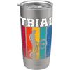Oort 33 Production TRIAL Extreme Moto Motorsport Trials Riders Fans Retro Bicchiere termico in acciaio inox doppia parete