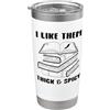 Smutty Book Phone Dark Romance Mug Spicy I Like Them Thick & Spicy Books Coffee Icy I Read Spicy Book Bicchiere termico in acciaio inox doppia parete
