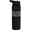 Cool Psychic Humor Quote Merch Abbigliamento psichico - Design divertente con grandi mezzi Stainless Steel Insulated Water Bottle