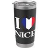 I Love Nice France Tees I Love Nice Francia Bicchiere termico in acciaio inox doppia parete