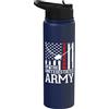 Flo Design Father's Day Outfits United States Army Veteran Father's Day Dad Grandpa Veteran Stainless Steel Insulated Water Bottle