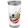 Miftees Ramen Tees Il grande ramen onda grande onda ramen Bicchiere termico in acciaio inox doppia parete