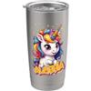 ALESSIA Figlia Nipote Idee regalo di com ALESSIA - Bellissimo nome di ragazza con un unicorno Bicchiere termico in acciaio inox doppia parete