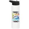 Family Cruise Birthday Co Dad Of The Birthday Cruise King Delphin Ship Birthday Trip Stainless Steel Insulated Water Bottle