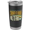 Whyitsme Design Half Marathon Runner Coraggio di iniziare, forza di sopportare Bicchiere termico in acciaio inox doppia parete