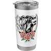 Urban Empyre Cavalli x Cavallo da corsa x Rose x Ferro di cavallo Bicchiere termico in acciaio inox doppia parete