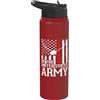 Flo Design Father's Day Outfits United States Army Veteran Father's Day Dad Grandpa Veteran Stainless Steel Insulated Water Bottle