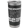 Insegnante Di Matematica Matematico Magl Frasi Insegnante Di Matematica Divertente Matematico Bicchiere termico in acciaio inox doppia parete