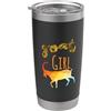 Goat Apparel Ragazza di capra Bicchiere termico in acciaio inox doppia parete