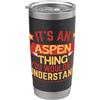 Aspen Name Gift Birthday Celebration Nome Aspen divertente regalo per Aspen Bicchiere termico in acciaio inox doppia parete