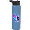 Soccer Ball Tees and Gifts Soccer Ball Dynamic Speed Light Trails Stainless Steel Insulated Water Bottle