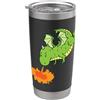 dragon mythical creature fire fairy tale Drago sputa Fiaba Fiaba Creatura Fiaba Bicchiere termico in acciaio inox doppia parete
