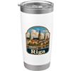 Negozio di souvenir di Riga Lettonia Lettonia Riga Bicchiere termico in acciaio inox doppia parete