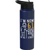 61 Birthday Gifts For Him & Original Fun 61° compleanno per lui, I'm Now 61 anni, Cool BDay Stainless Steel Insulated Water Bottle