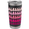 Name Design Studio Alessia First Name Minimalist Design Bicchiere termico in acciaio inox doppia parete