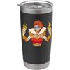 Potenti disegni di Shieldmaiden Fanciulla dello scudo con le corna di Trilli Bicchiere termico in acciaio inox doppia parete