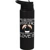 Cool Psychic Humor Quote Merch Abbigliamento psichico - Grande divertente Mediums Design Stainless Steel Insulated Water Bottle