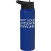 Cool Psychic Humor Quote Merch Abbigliamento psichico - Design divertente con grandi mezzi Stainless Steel Insulated Water Bottle