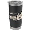 KStudio VX1000 Iconic Skateboard Videocamera Bicchiere termico in acciaio inox doppia parete