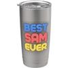 Sam Name Designs Il miglior Sam di sempre - Nome divertente Sam Bicchiere termico in acciaio inox doppia parete