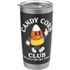 Funny Candy Corn Sayings & Fun Candy Cor Candy Corn Club - Divertente atteggiamento inappropriato Caramelle di Halloween Bicchiere termico in acciaio inox doppia parete