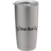 Divertenti vestiti da batteria per artis Batteria Drum Music ECG Heartline Drum Player Bicchiere termico in acciaio inox doppia parete