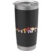 Raccoglitori di funghi accessori regali Funghi coltivatore Raccoglitori di funghi Mushrooms Funghi Bicchiere termico in acciaio inox doppia parete