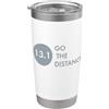 Whyitsme Design Half Marathon Runner 13.1 andare la distanza Bicchiere termico in acciaio inox doppia parete